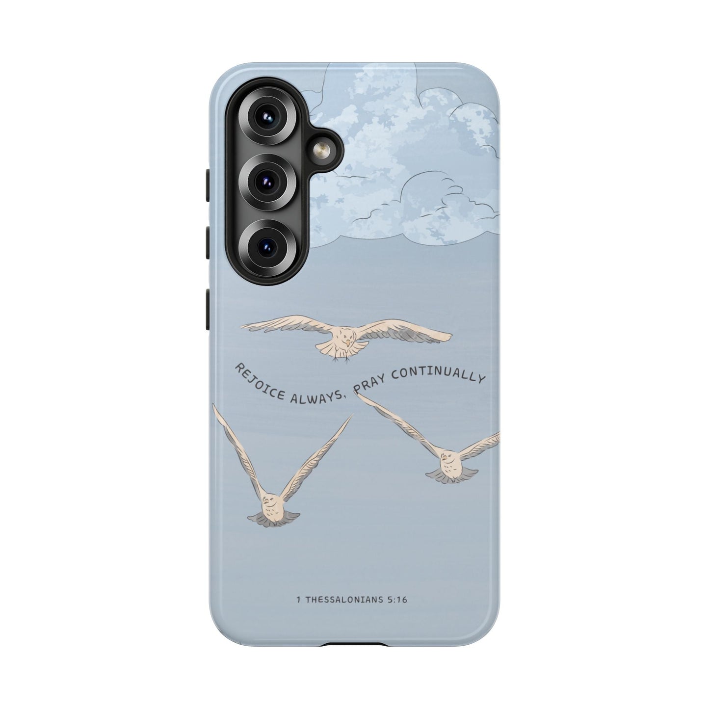 1 Thessalonians 5:16 Soaring Birds - Samsung Galaxy Case - BOGO Cases