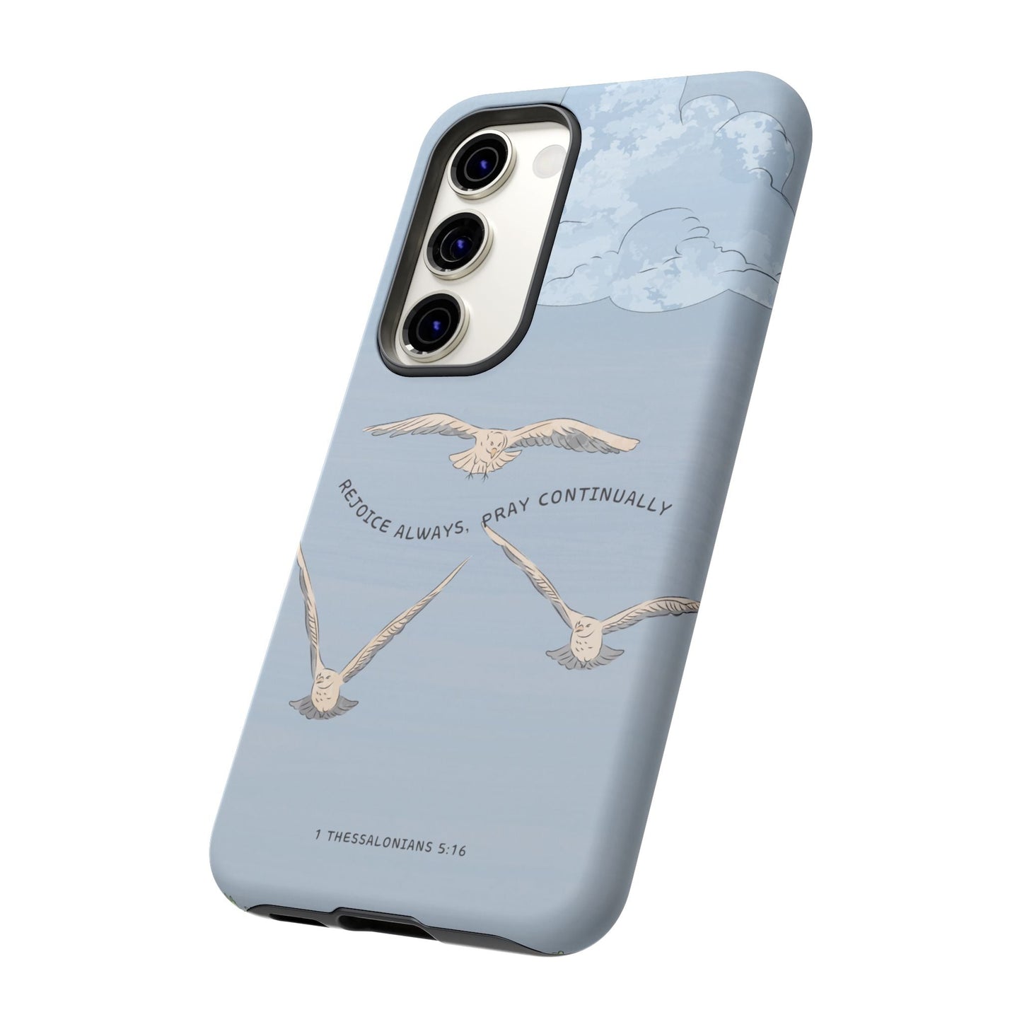 1 Thessalonians 5:16 Soaring Birds - Samsung Galaxy Case - BOGO Cases