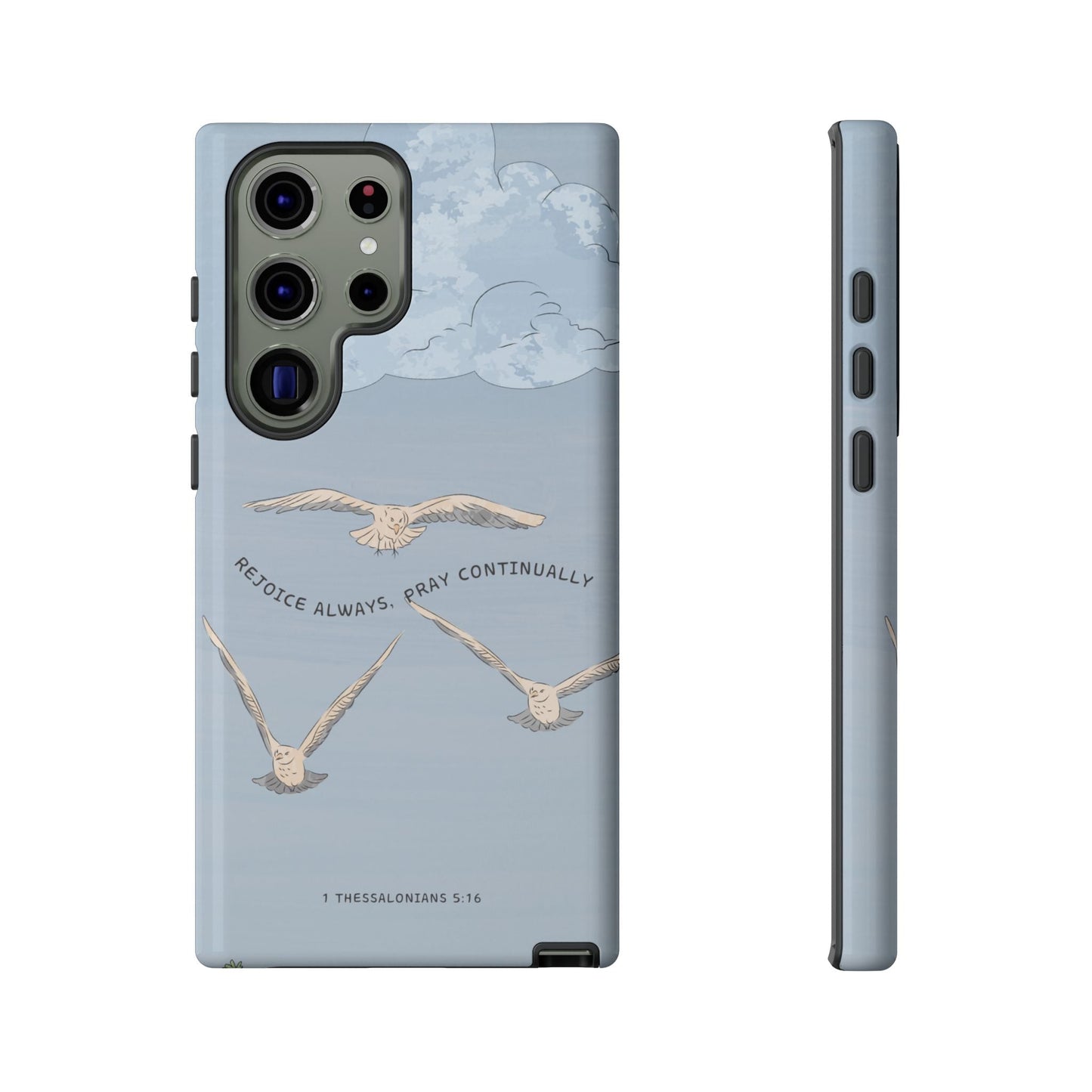1 Thessalonians 5:16 Soaring Birds - Samsung Galaxy Case - BOGO Cases