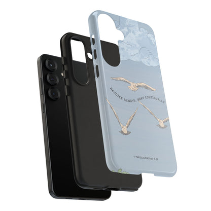 1 Thessalonians 5:16 Soaring Birds - Samsung Galaxy Case - BOGO Cases