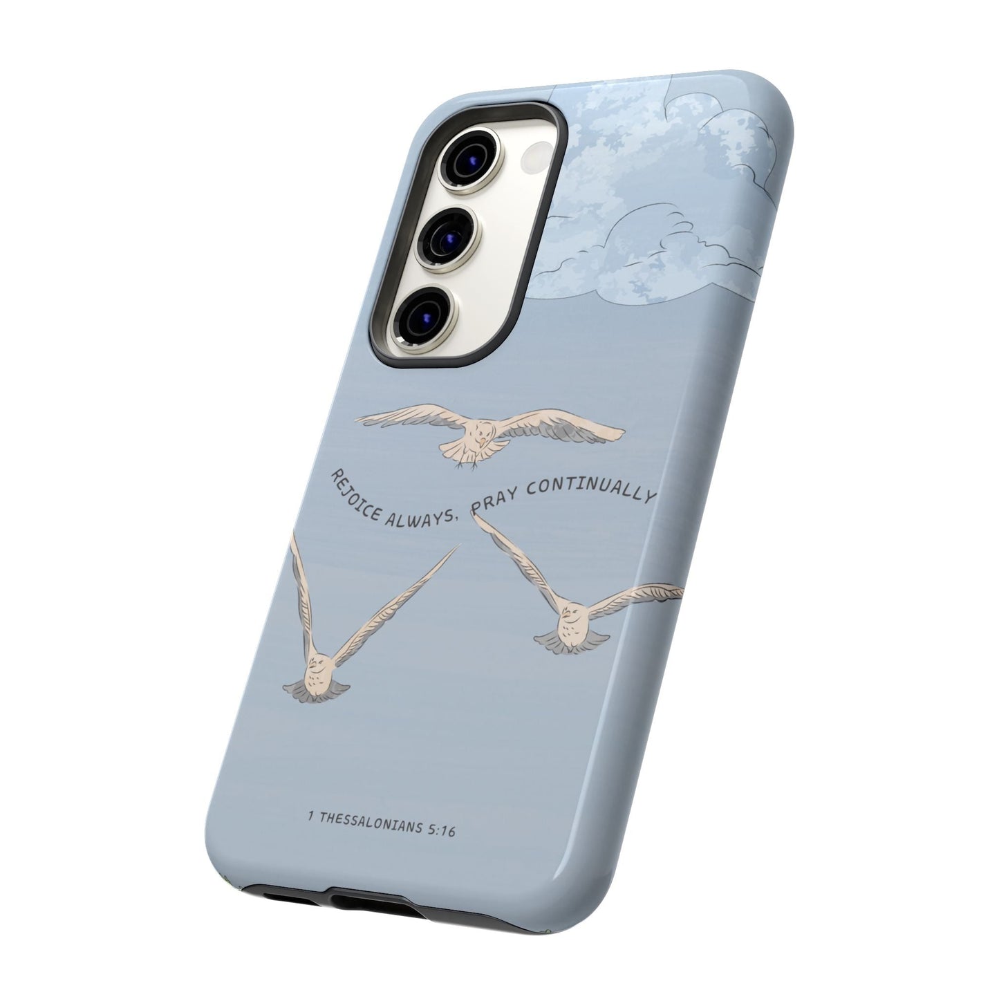 1 Thessalonians 5:16 Soaring Birds - Samsung Galaxy Case - BOGO Cases