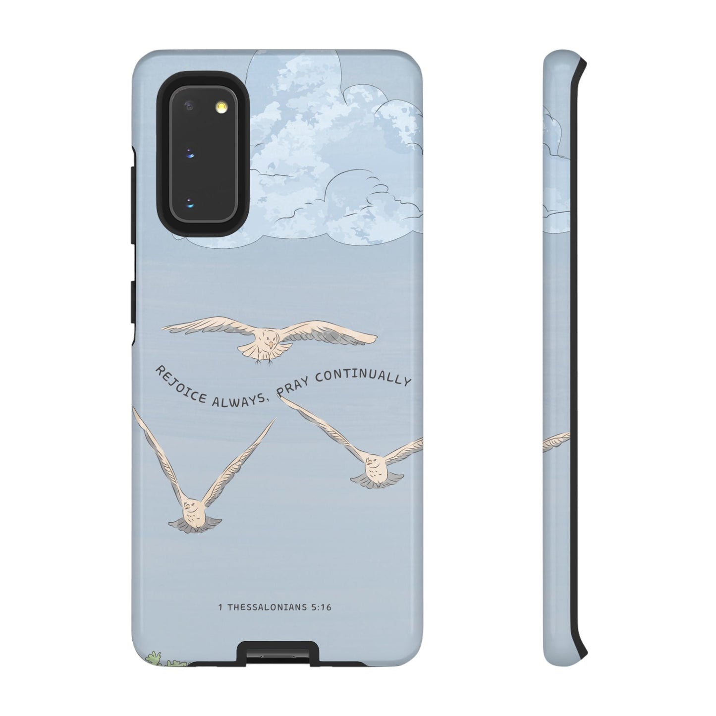1 Thessalonians 5:16 Soaring Birds - Samsung Galaxy Case - BOGO Cases