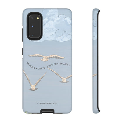 1 Thessalonians 5:16 Soaring Birds - Samsung Galaxy Case - BOGO Cases