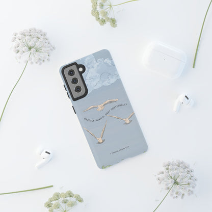 1 Thessalonians 5:16 Soaring Birds - Samsung Galaxy Case - BOGO Cases