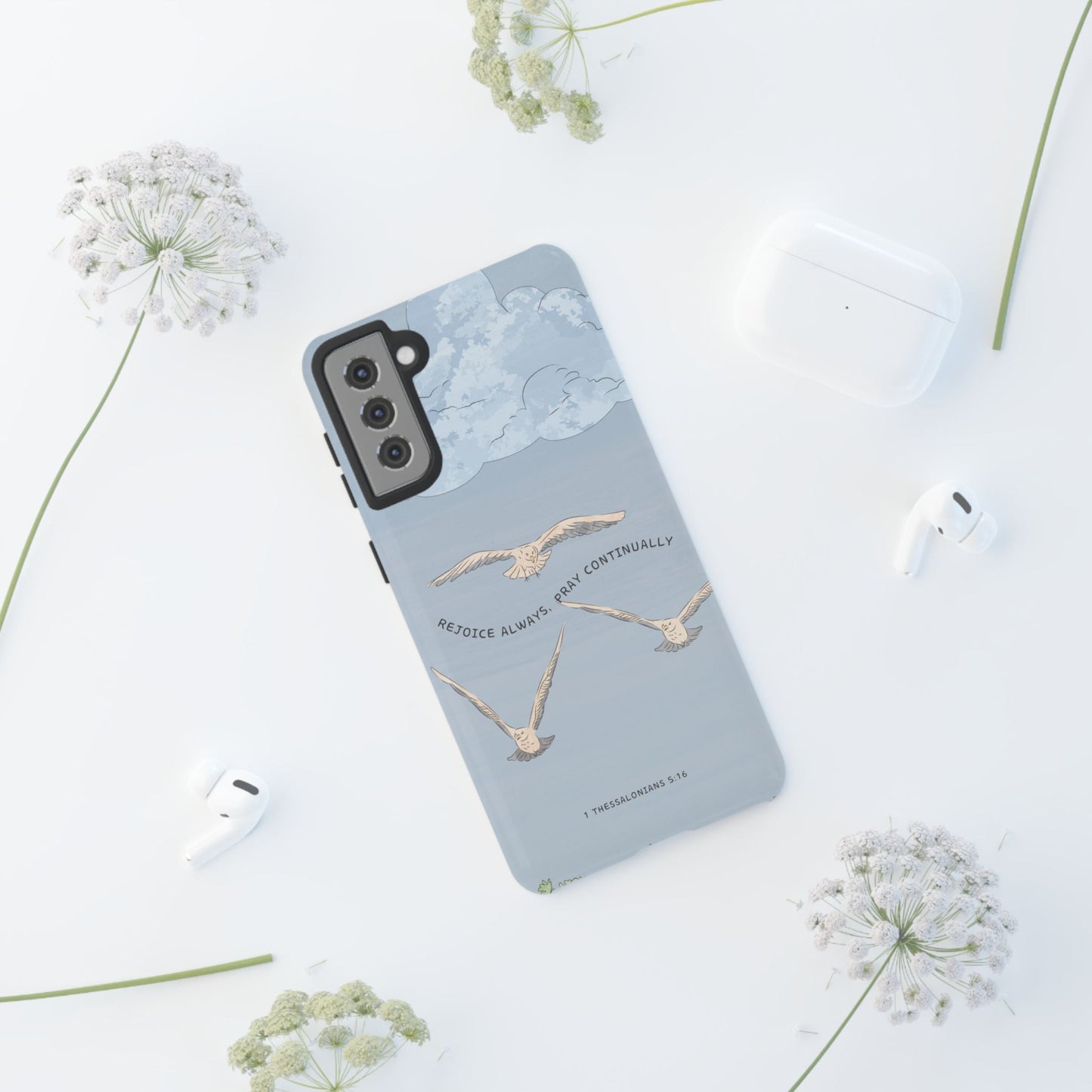1 Thessalonians 5:16 Soaring Birds - Samsung Galaxy Case - BOGO Cases