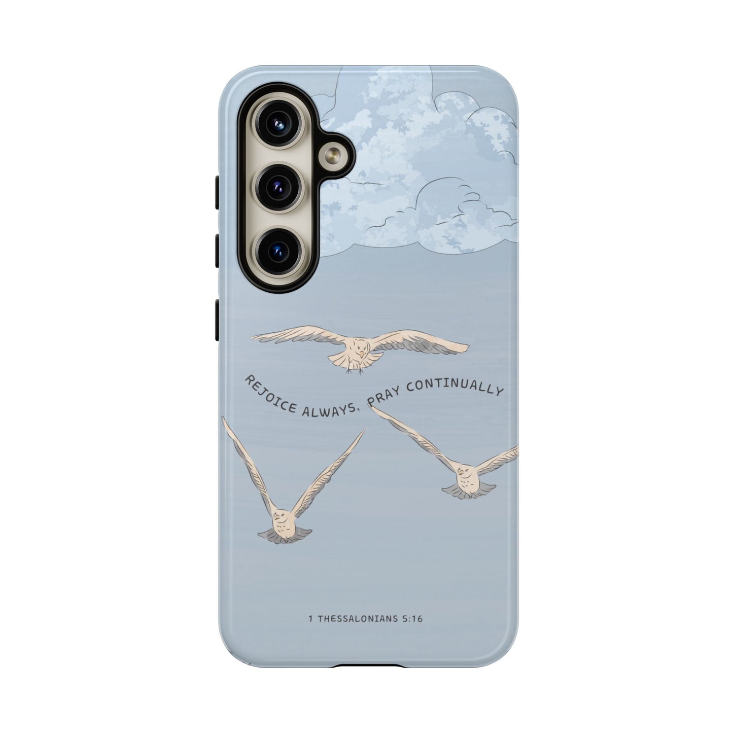 1 Thessalonians 5:16 Soaring Birds - Samsung Galaxy Case - BOGO Cases