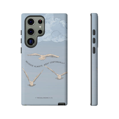 1 Thessalonians 5:16 Soaring Birds - Samsung Galaxy Case - BOGO Cases
