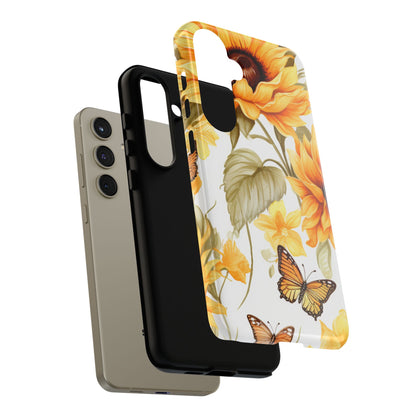 Sunflower & Butterfly Bliss - Samsung Galaxy  Series Case