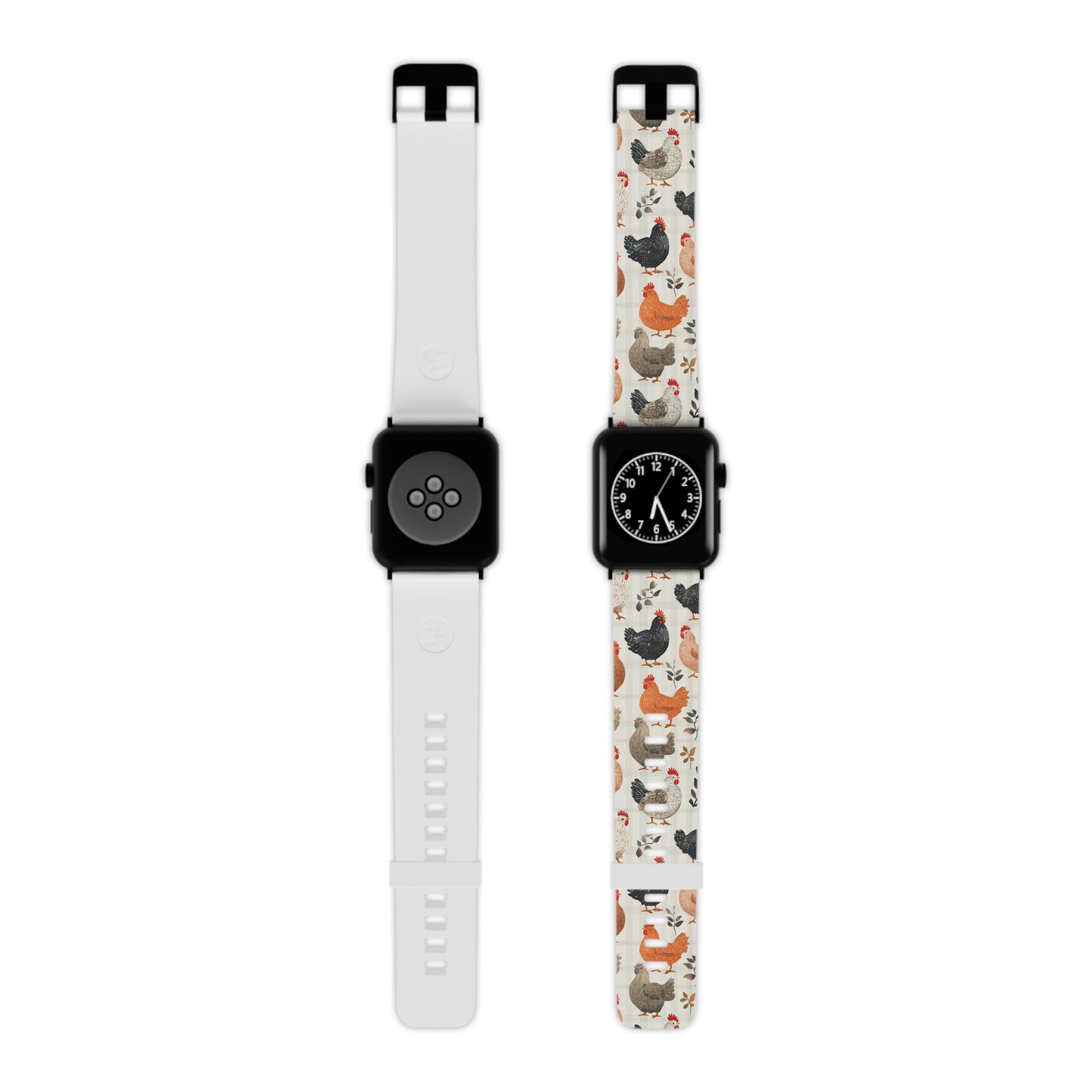  Vintage Chicken & Leaves Farmhouse Style Apple Watch Band