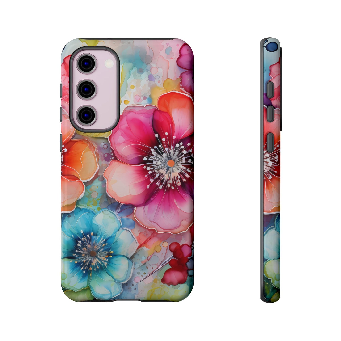 Vibrant Watercolor Floral Garden - Samsung Galaxy Series Case