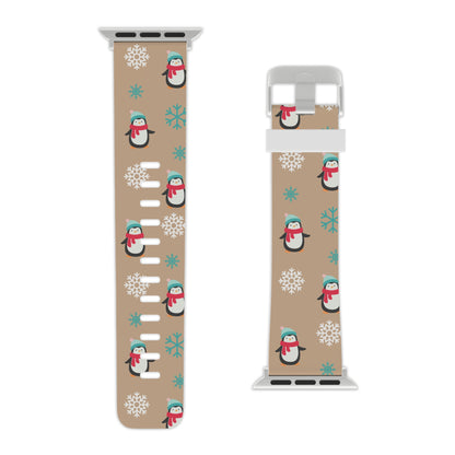 Winter Penguin Cuties Apple Watch Band