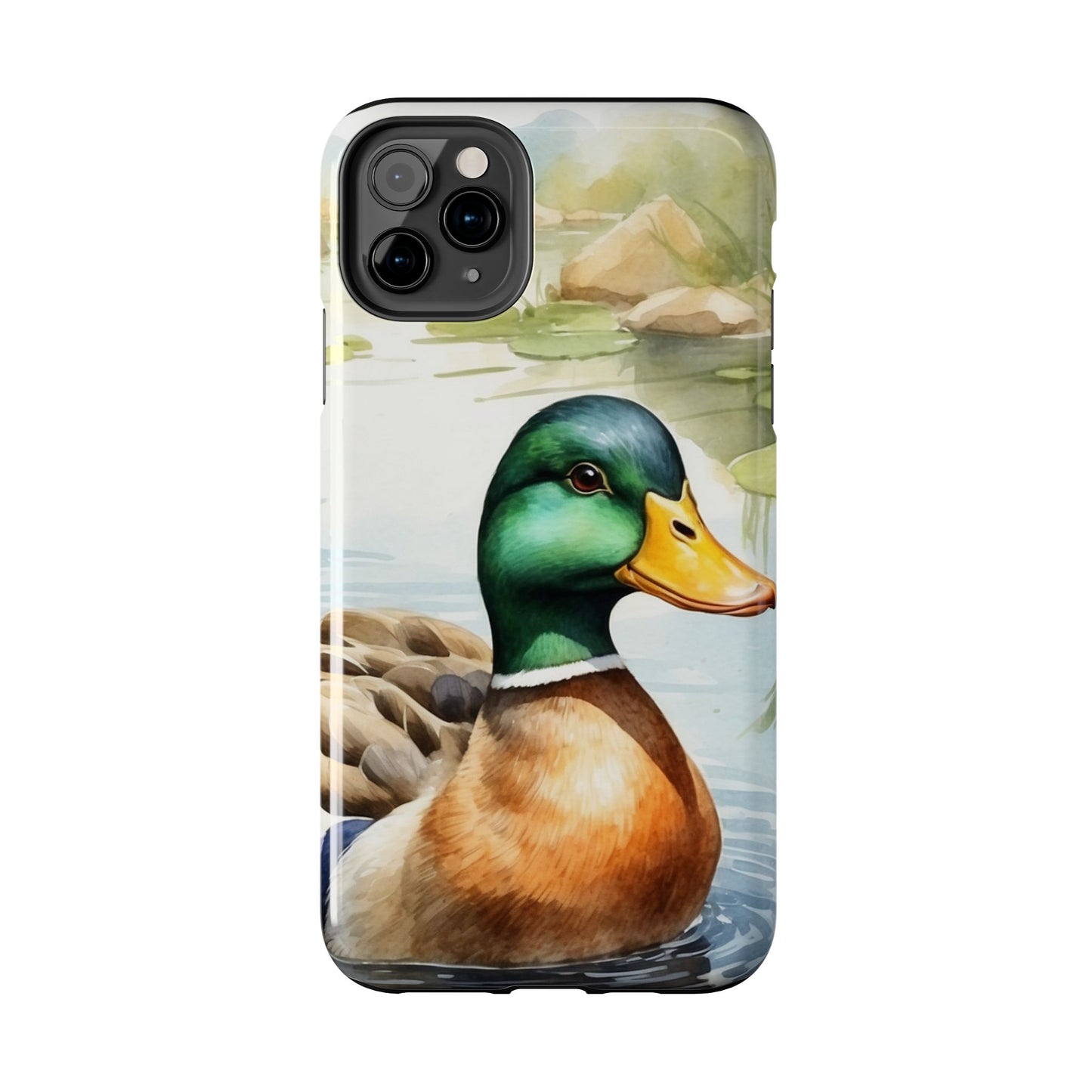 Serene Duck Reflection - iPhone Case