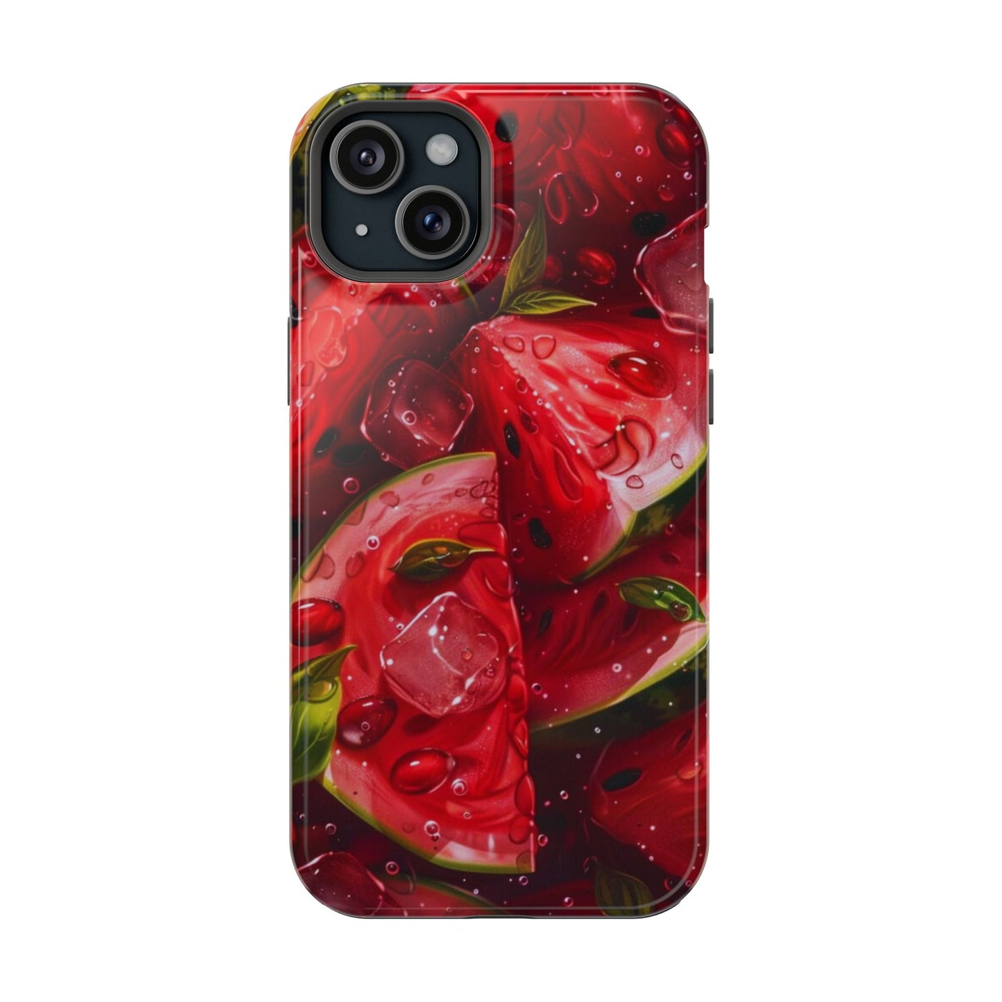 Juicy Watermelon MagSafe iPhone Case – Refreshing Summer Vibes, Dual-Layer Protection