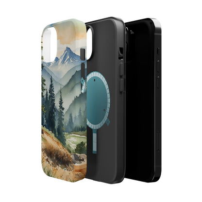 Tranquil Mountain Escape - MagSafe iPhone Case