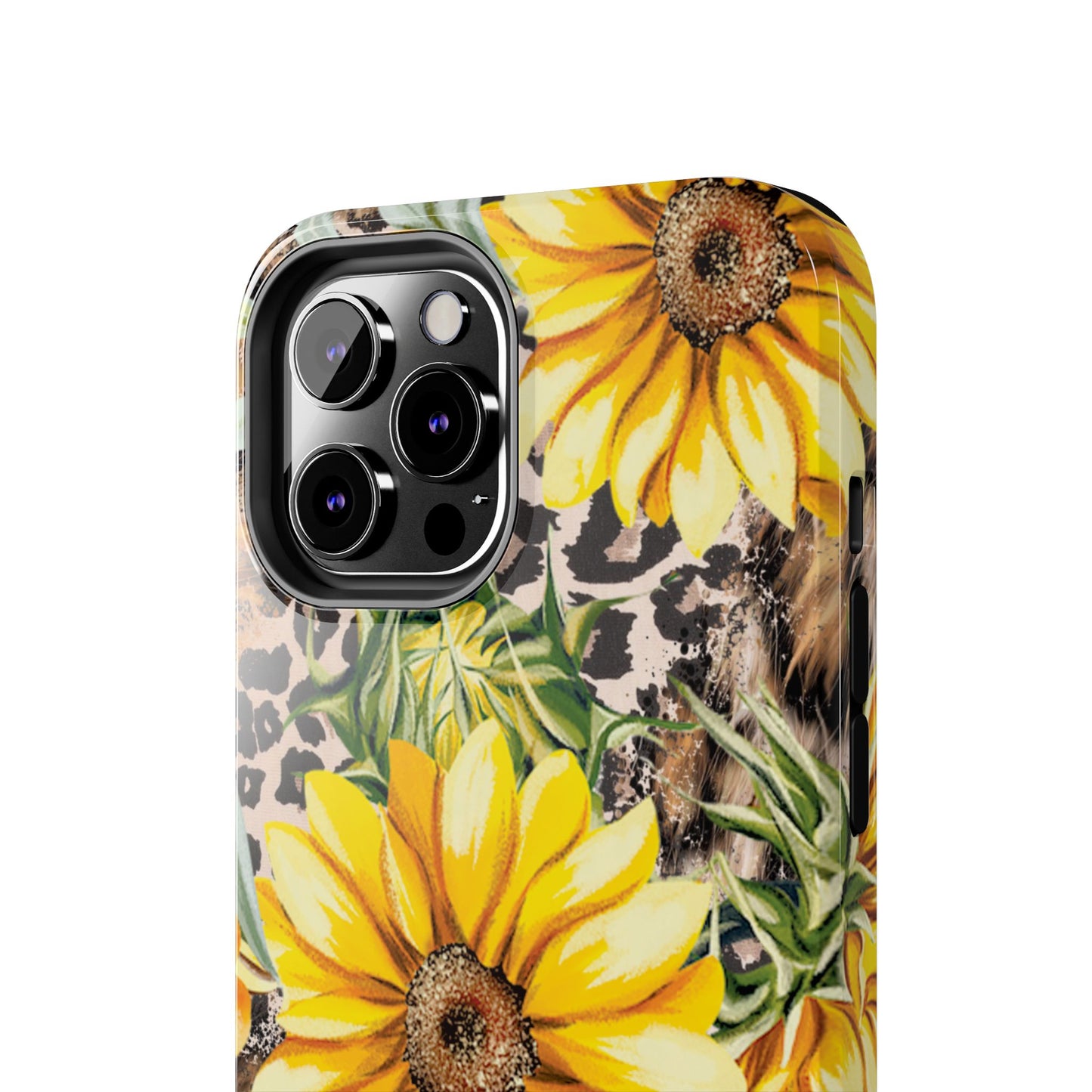 Leopard Sunflower Chic - iPhone Series Case