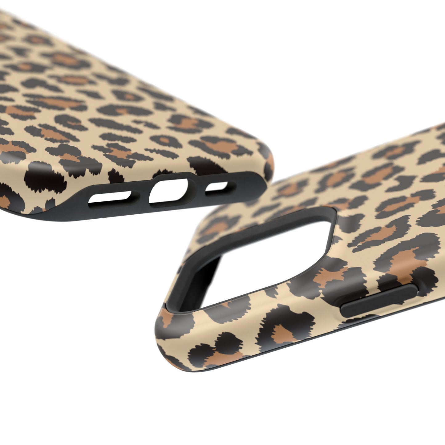 Wild Leopard Print Tough MagSafe iPhone Case – Bold Animal Pattern Design with Dual-Layer Protection