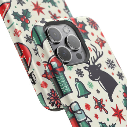 Cartoon Christmas Cheer – MagSafe iPhone Case