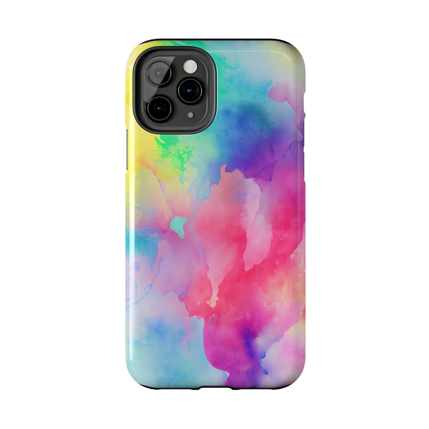 Pastel Watercolor Dream iPhone Case – Slim Profile, Glossy Finish