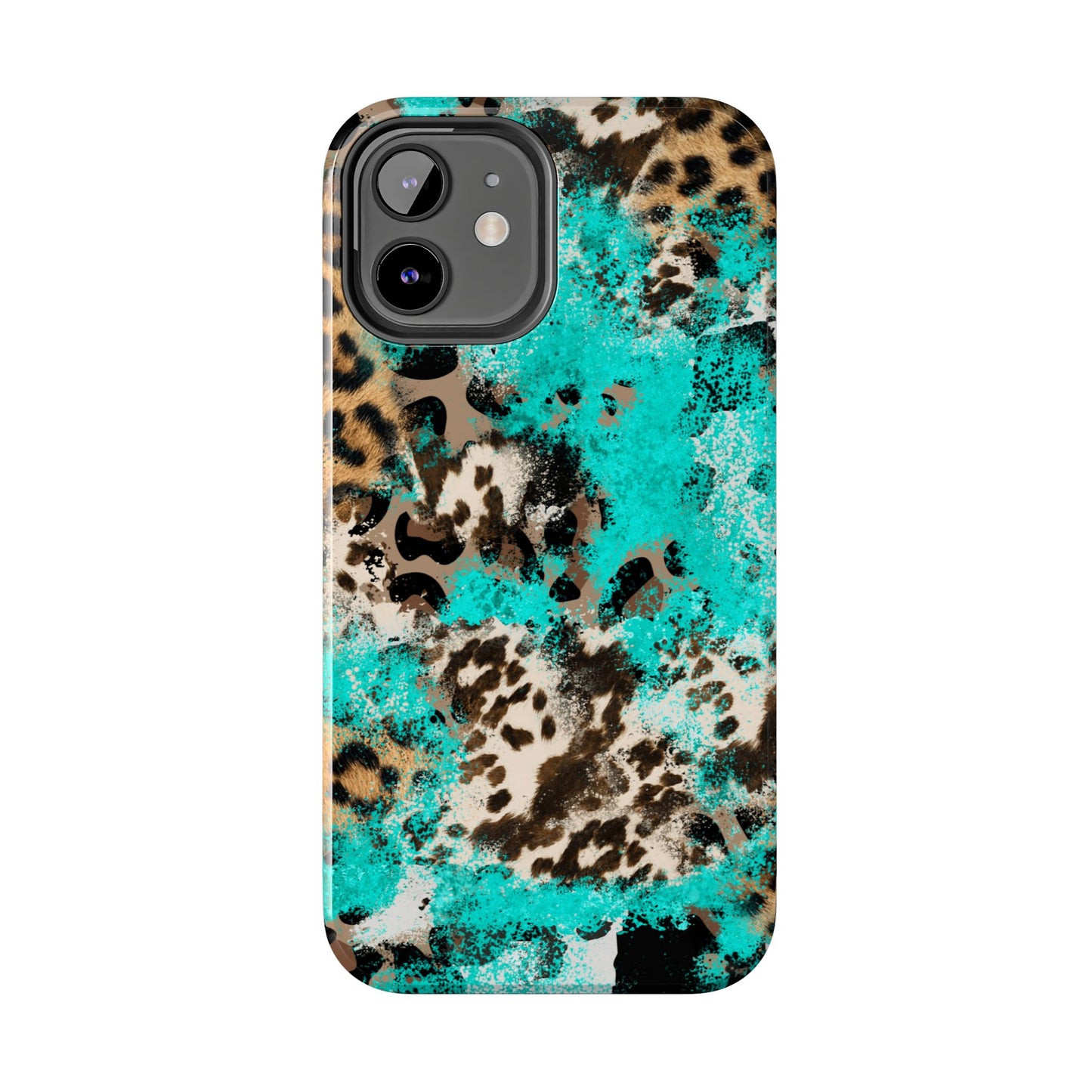 Aqua Splash Leopard - iPhone Series Case