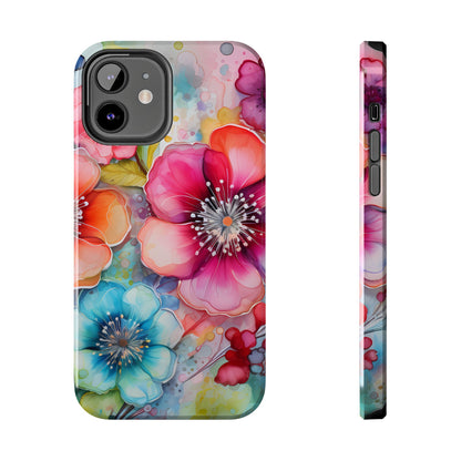 Vibrant Watercolor Floral Garden - iPhone Series Case