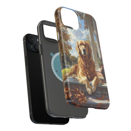 Golden Retriever Autumn Serenity - MagSafe iPhone Series Case