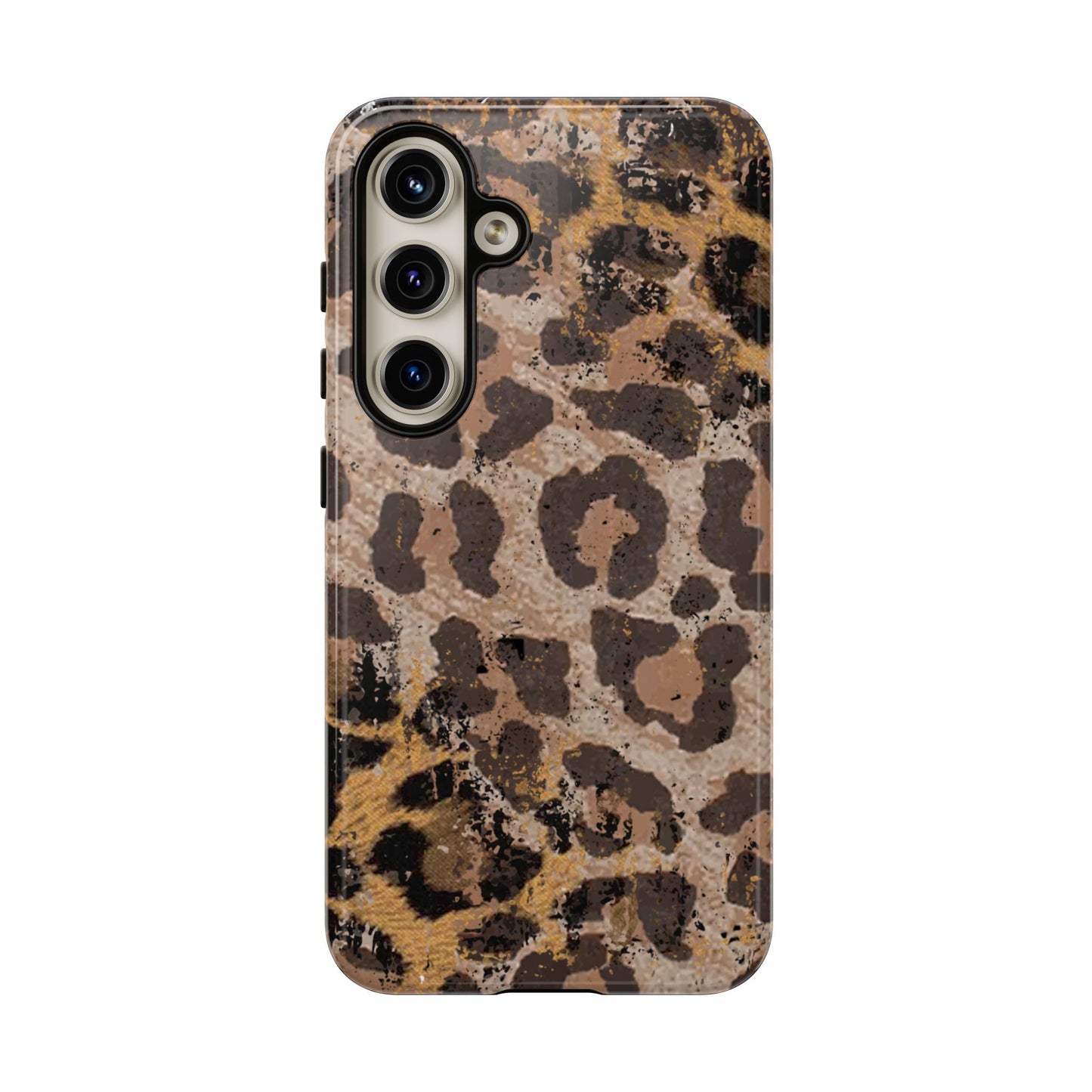 Vintage Distressed Leopard Print - Samsung Galaxy Series Case