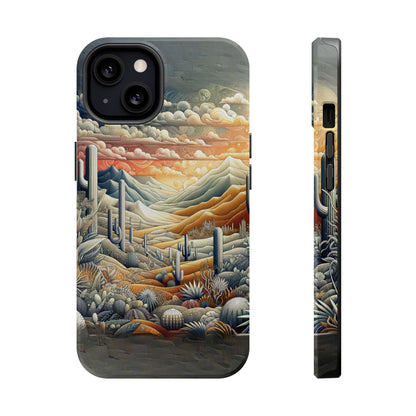 Rugged Elegance Cactus iPhone Case