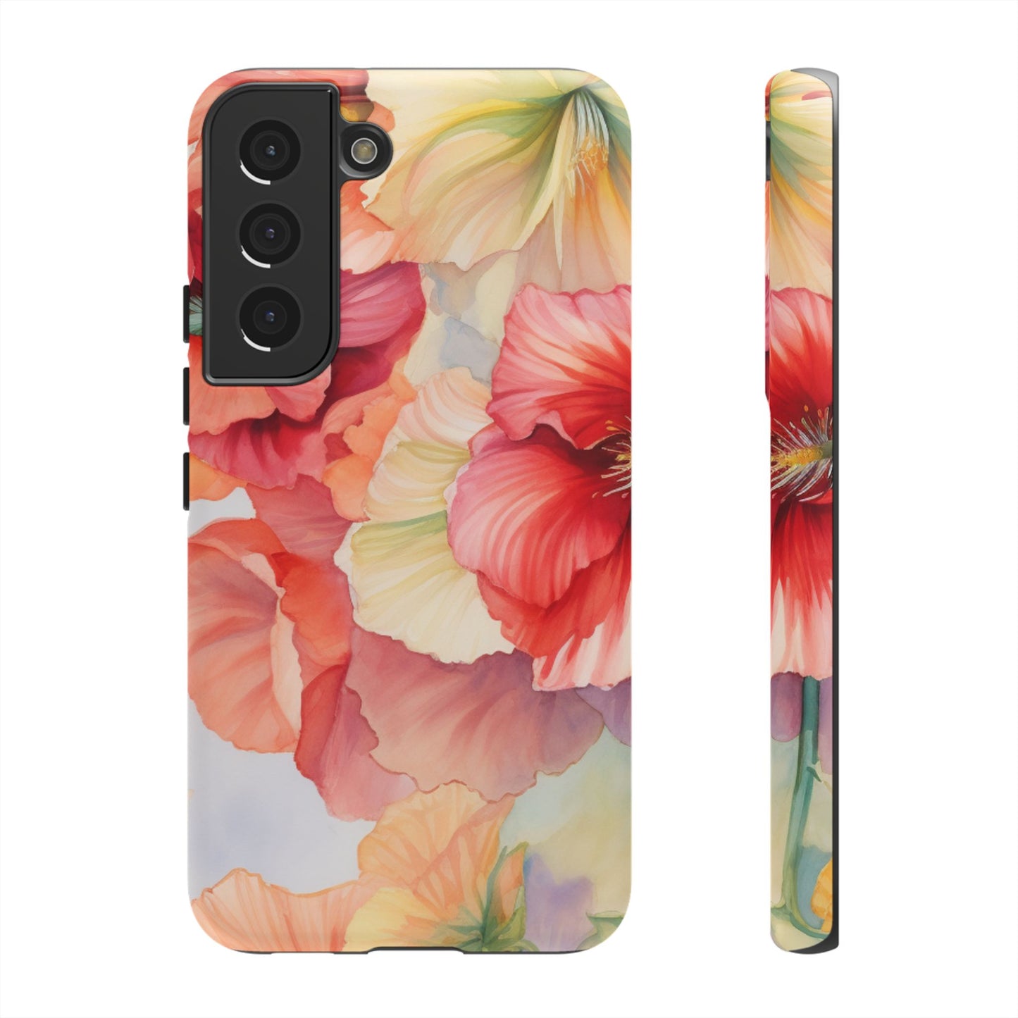 Gumamela Blush Pink Watercolor Floral – Samsung Galaxy Case