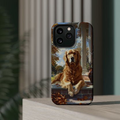 Golden Retriever Autumn Serenity - MagSafe iPhone Series Case