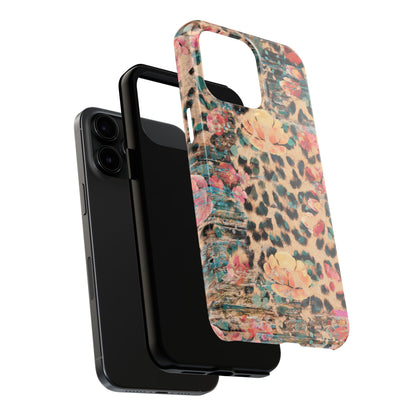 Rustic Floral Leopard - iPhone Series Case