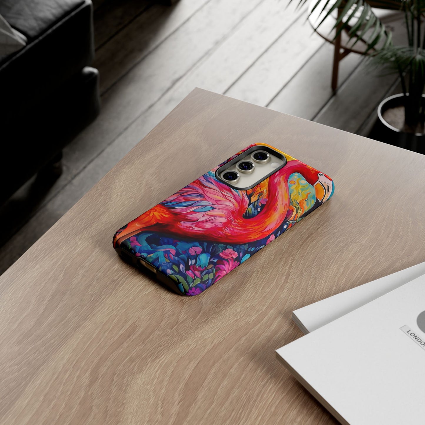 Flamingo Fiesta – Vibrant Flamingo Samsung Galaxy Phone Case