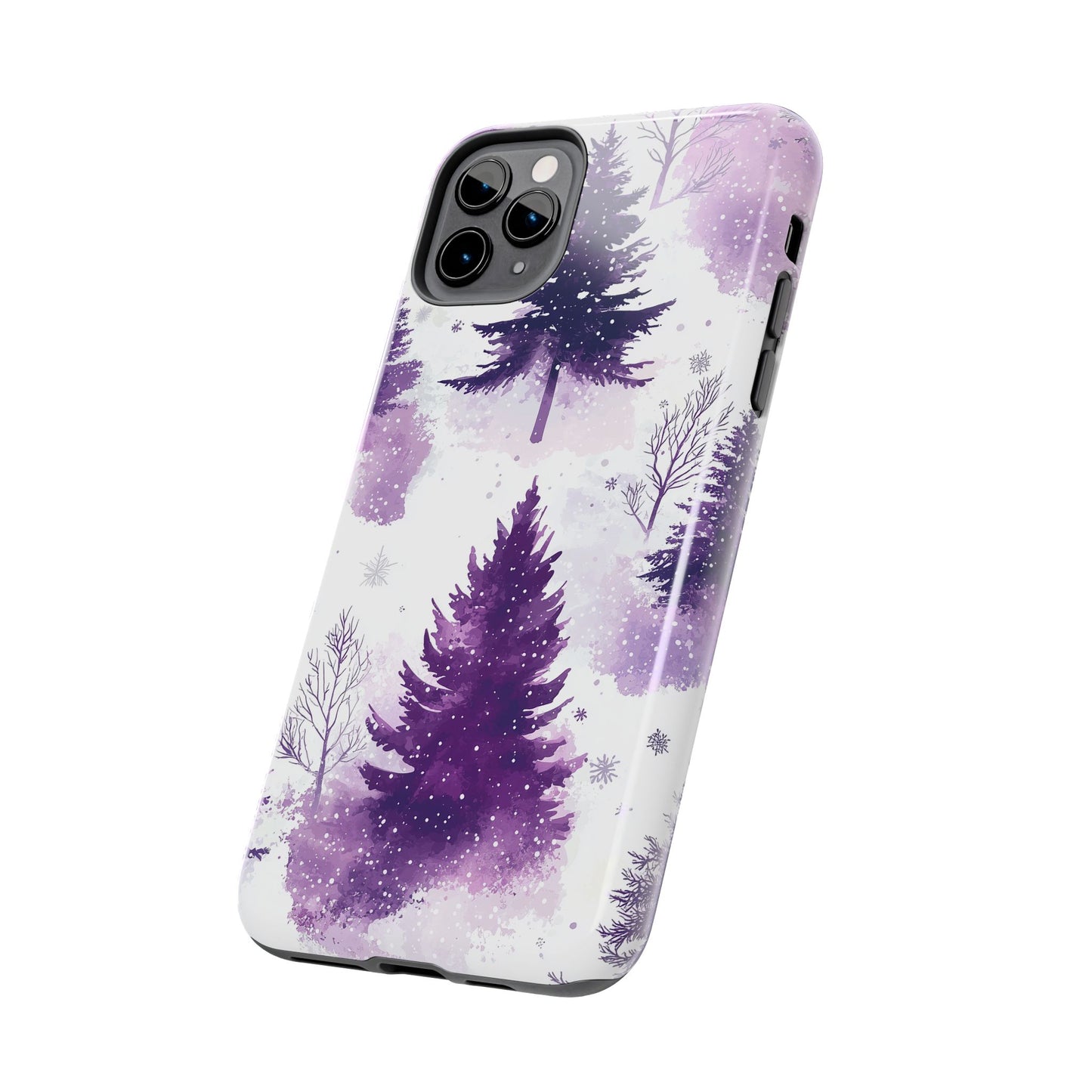 Purple Snowy Forest - iPhone Series Case