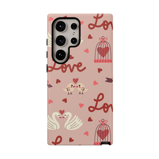 Lovebirds & Swans Samsung Galaxy Case