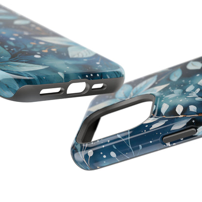 Midnight Frost Botanical – MagSafe iPhone Case