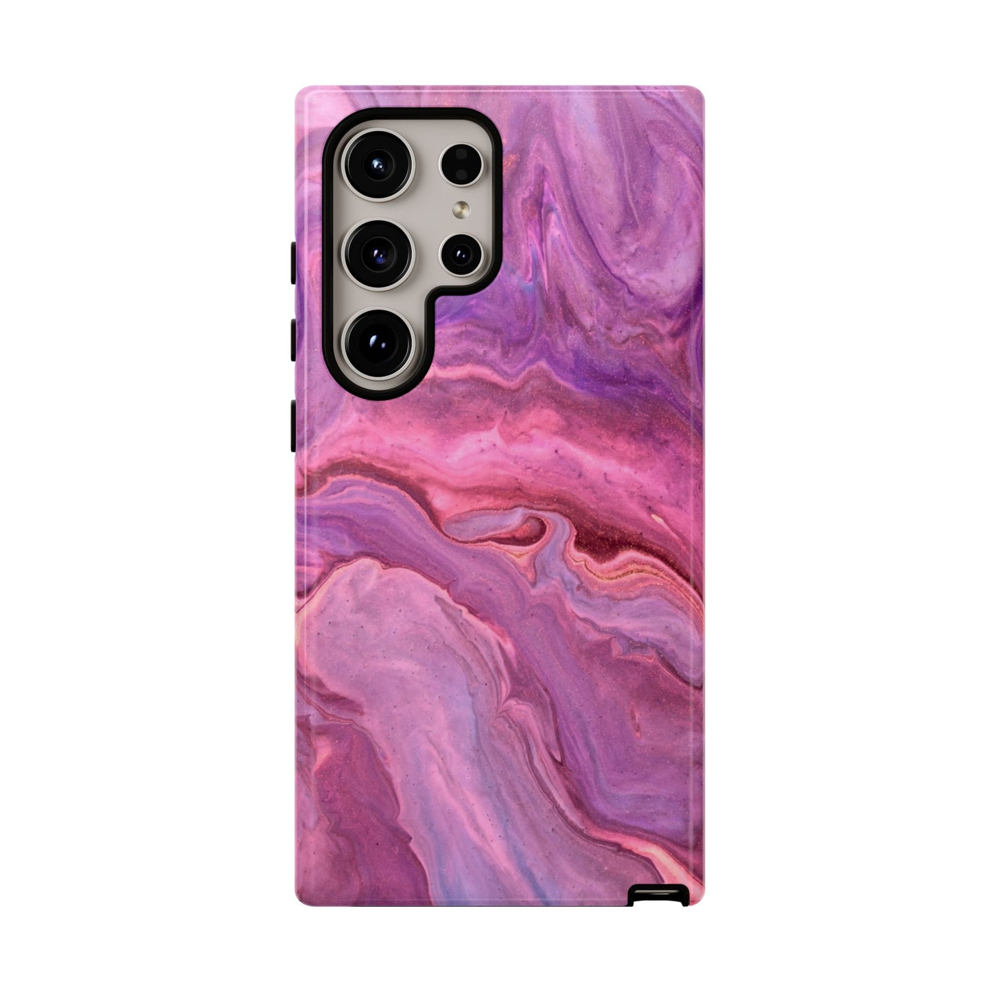 Lavender Dreamscape – Samsung Galaxy Case with Purple & Pink Marble Art