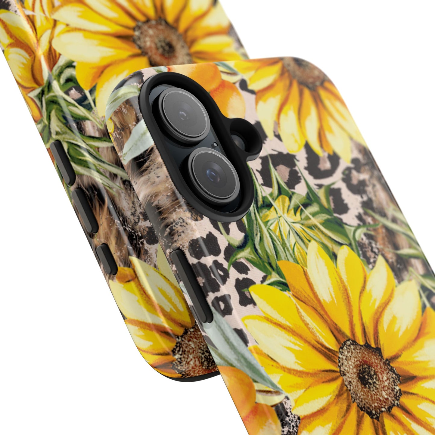 Leopard Sunflower Chic - iPhone Series Case