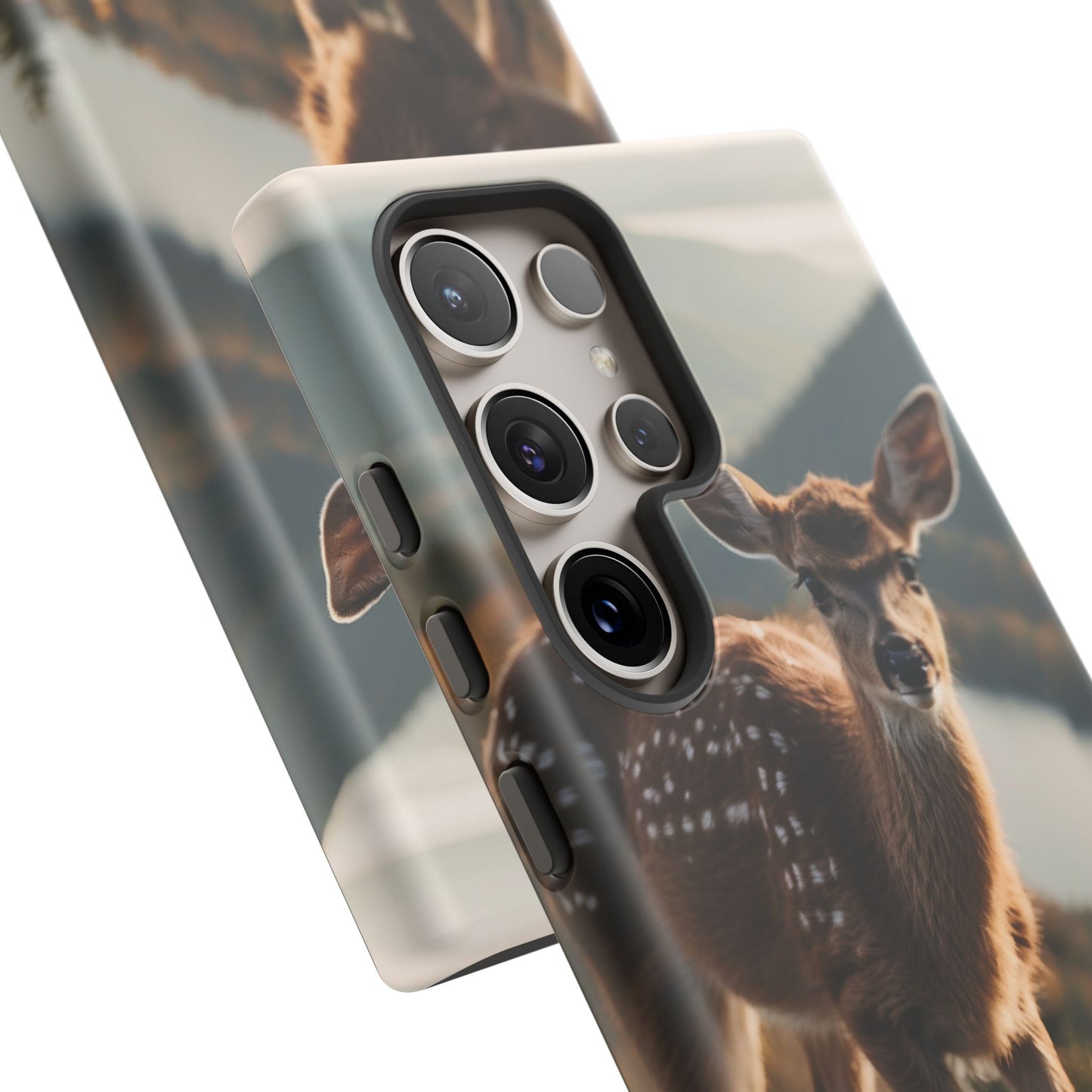 Whimsical Fawn in a Sunlit Forest iPhone Case