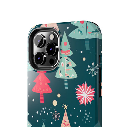 Whimsical Christmas Trees - iPhone Series Case