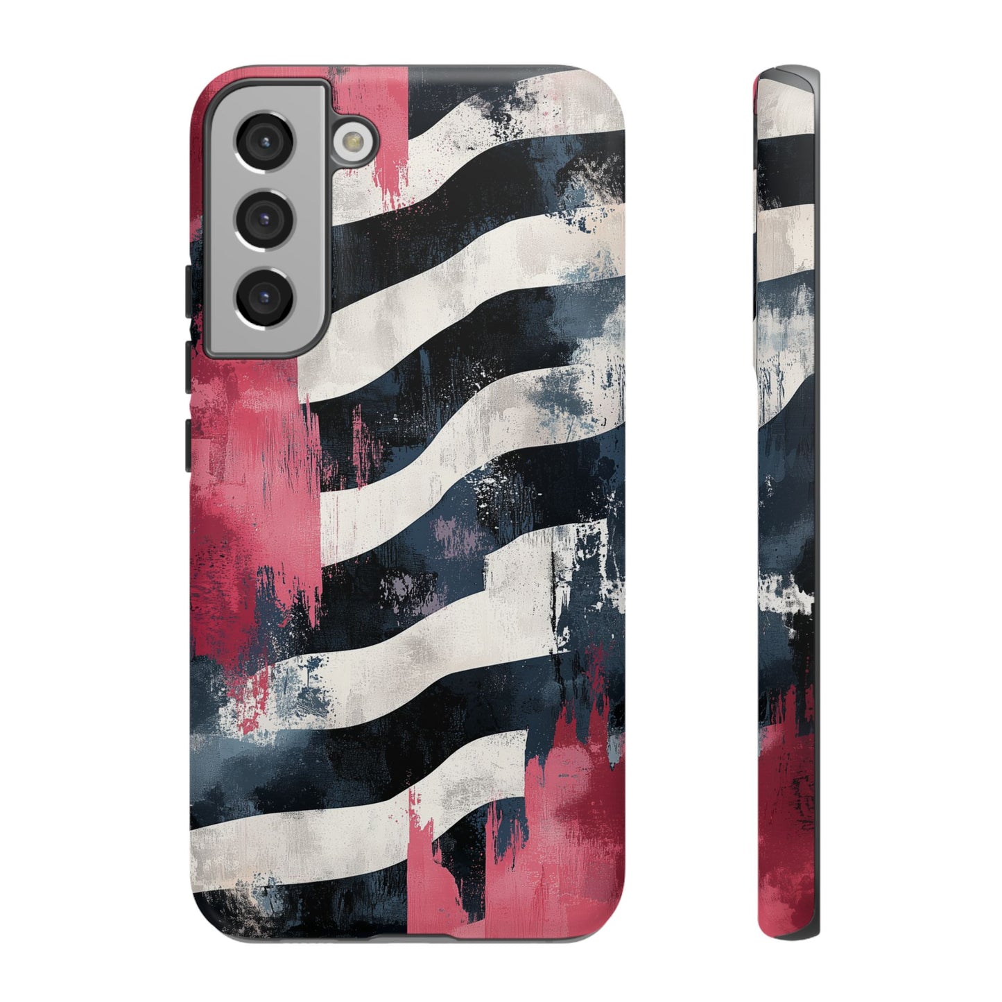 Blood Zebra Samsung Case – Bold Red & Black Pattern