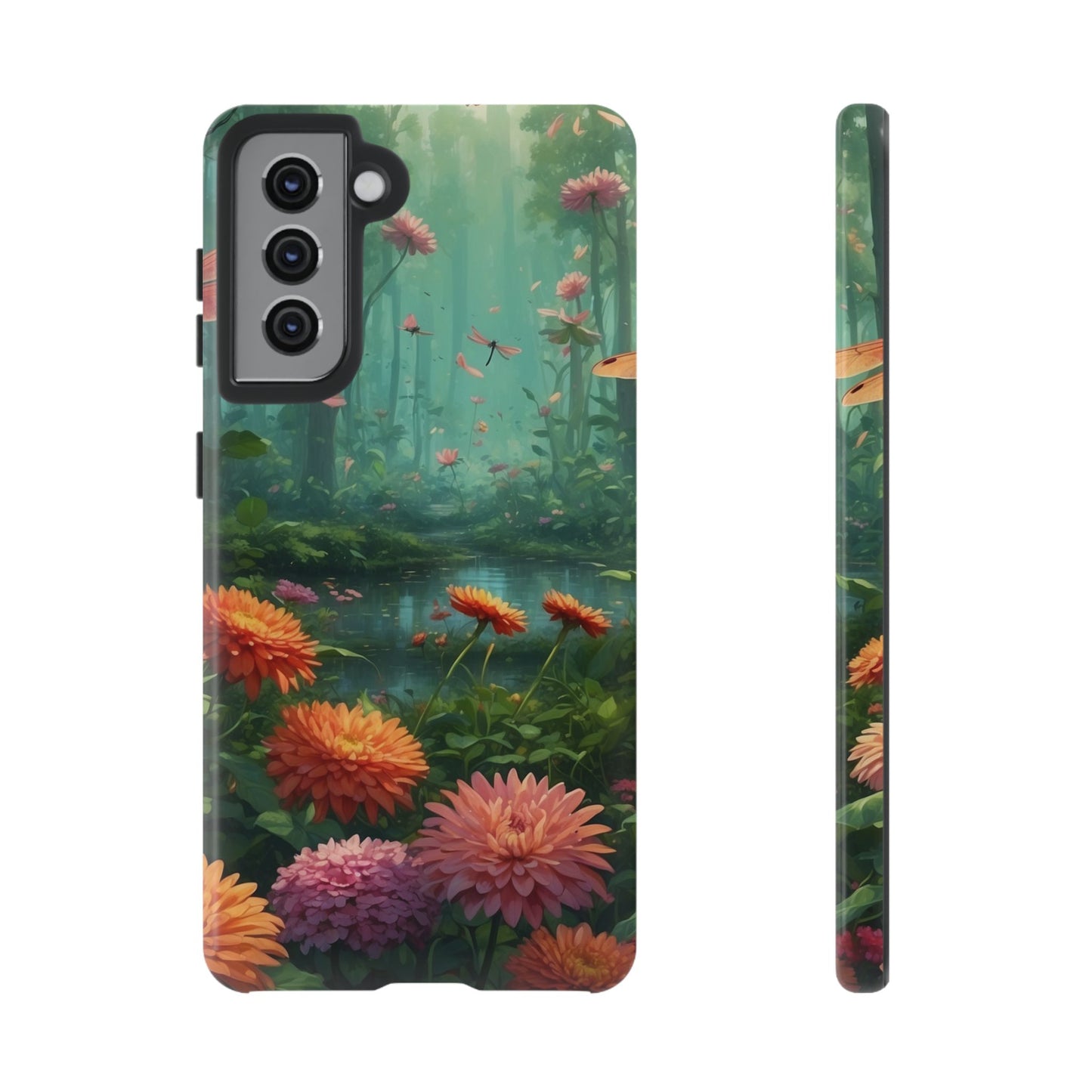 Enchanted Forest Dragonflies & Blossoms – Samsung Galaxy Series Case