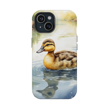 Graceful Duck Reflection – MagSafe iPhone Case