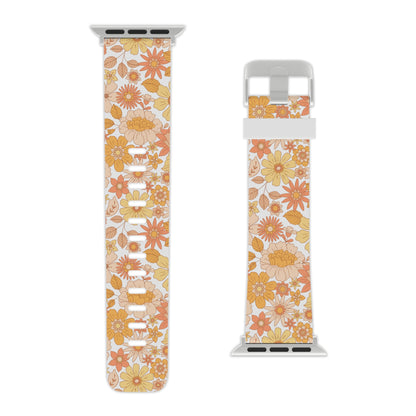  Vintage Floral Bloom Apple Watch Band