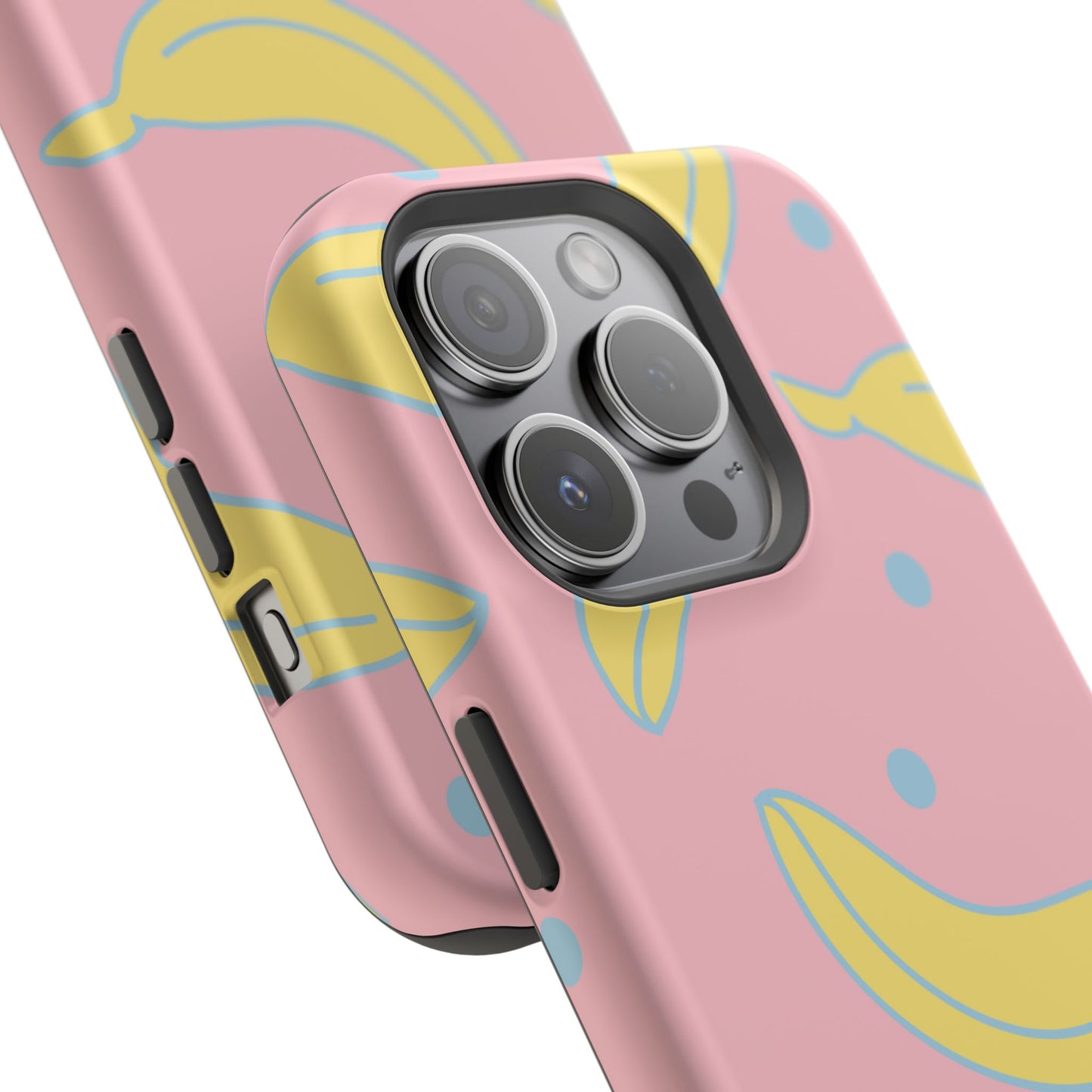 Pink Banana Pop MagSafe iPhone Case – Cute Pastel Design with Fun Retro Vibe