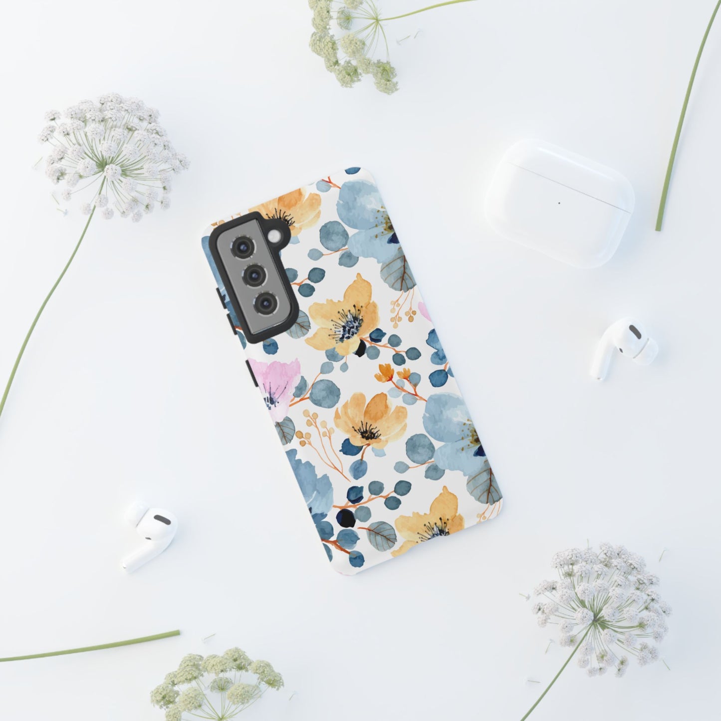 Spring Radiance – Samsung Galaxy Case with Bold Watercolor Florals