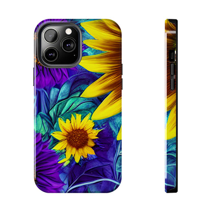 Purple & Gold Sunflower Dream - iPhone Series Case