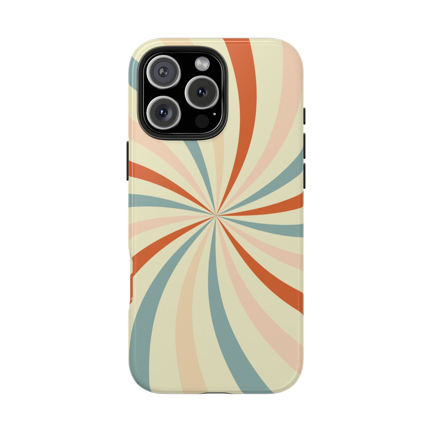 Retro Swirl iPhone Case – Durable, Vintage-Inspired Design with Dual-Layer Protection