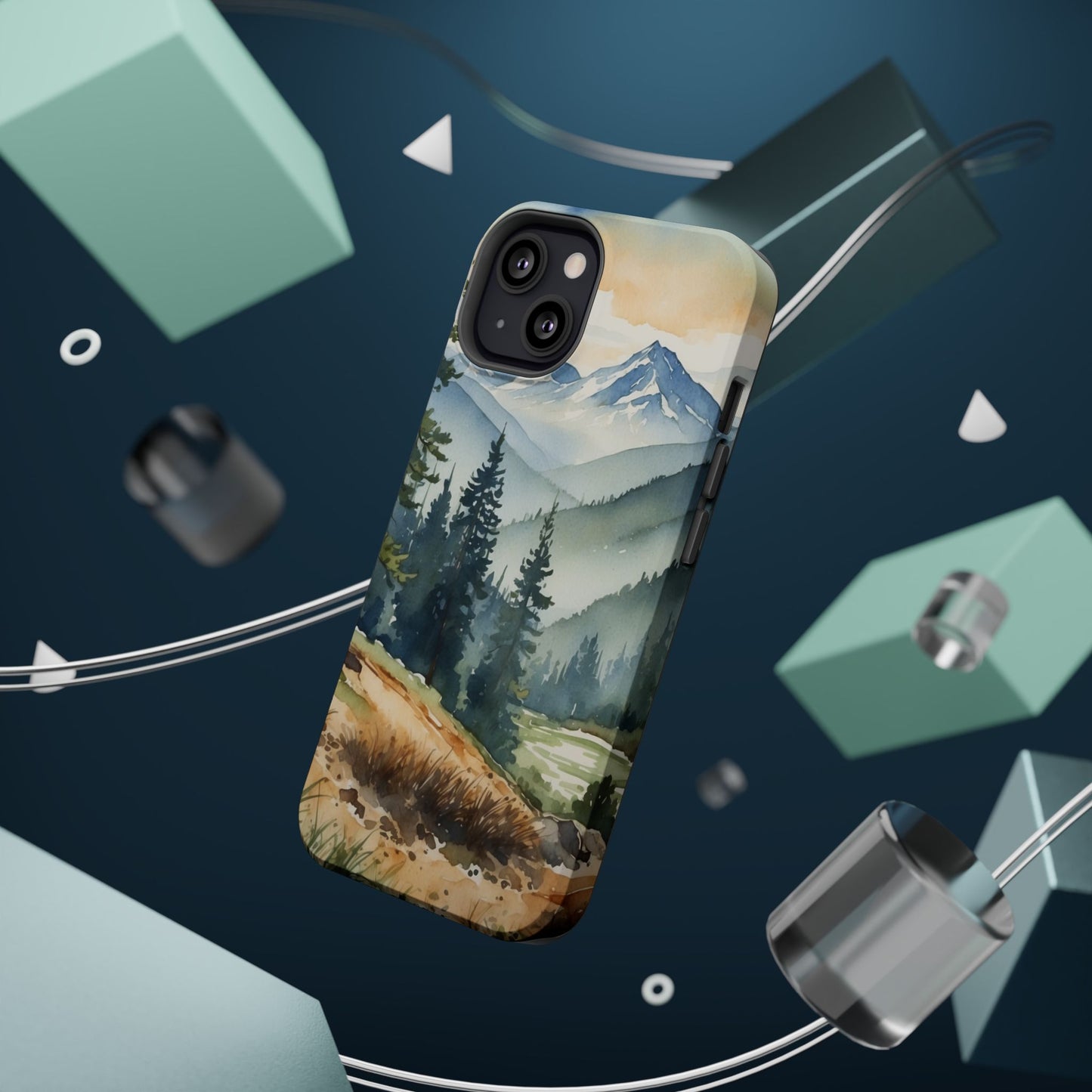 Tranquil Mountain Escape - MagSafe iPhone Case