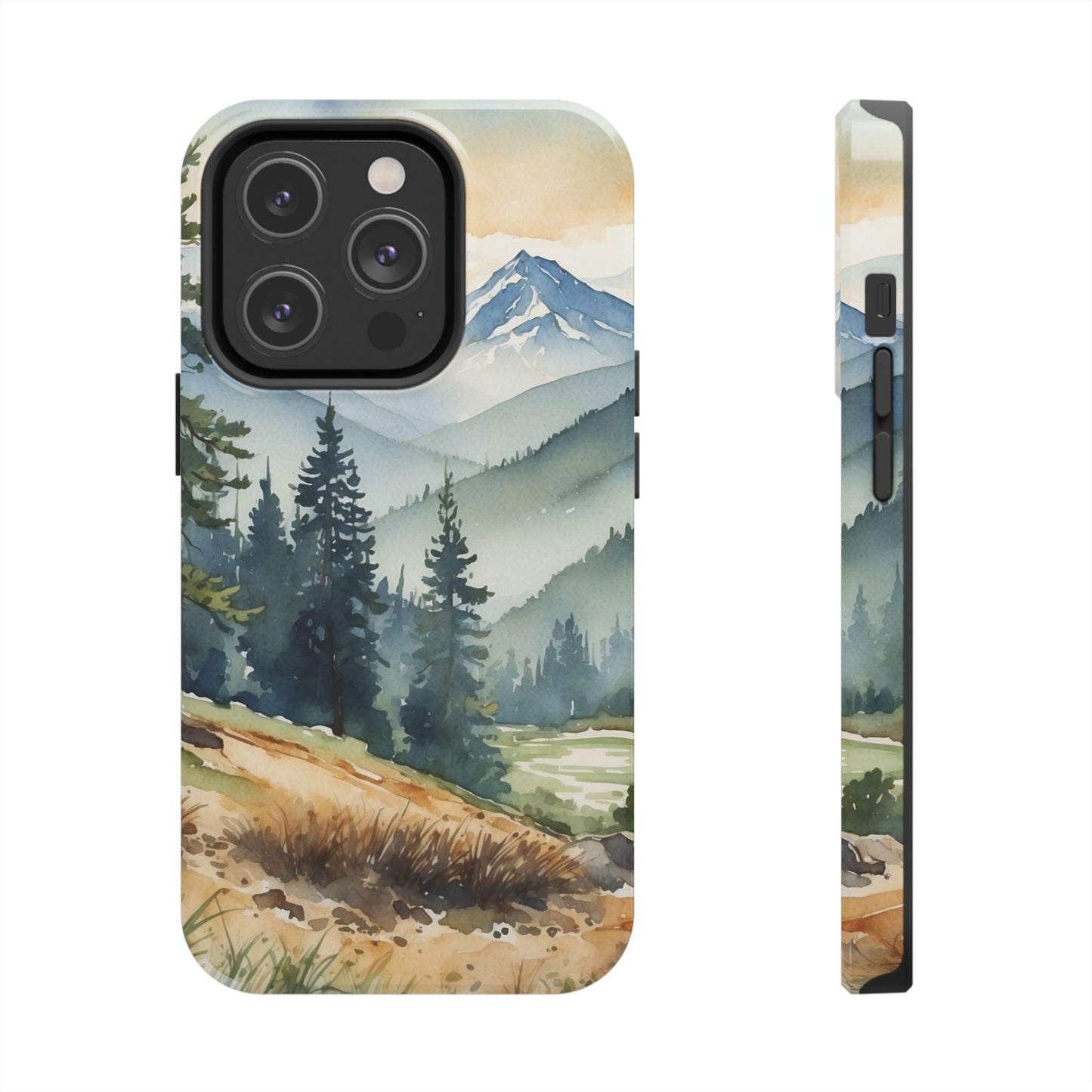 Tranquil Mountain Escape - iPhone Case