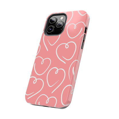 Happy Hearts iPhone Case