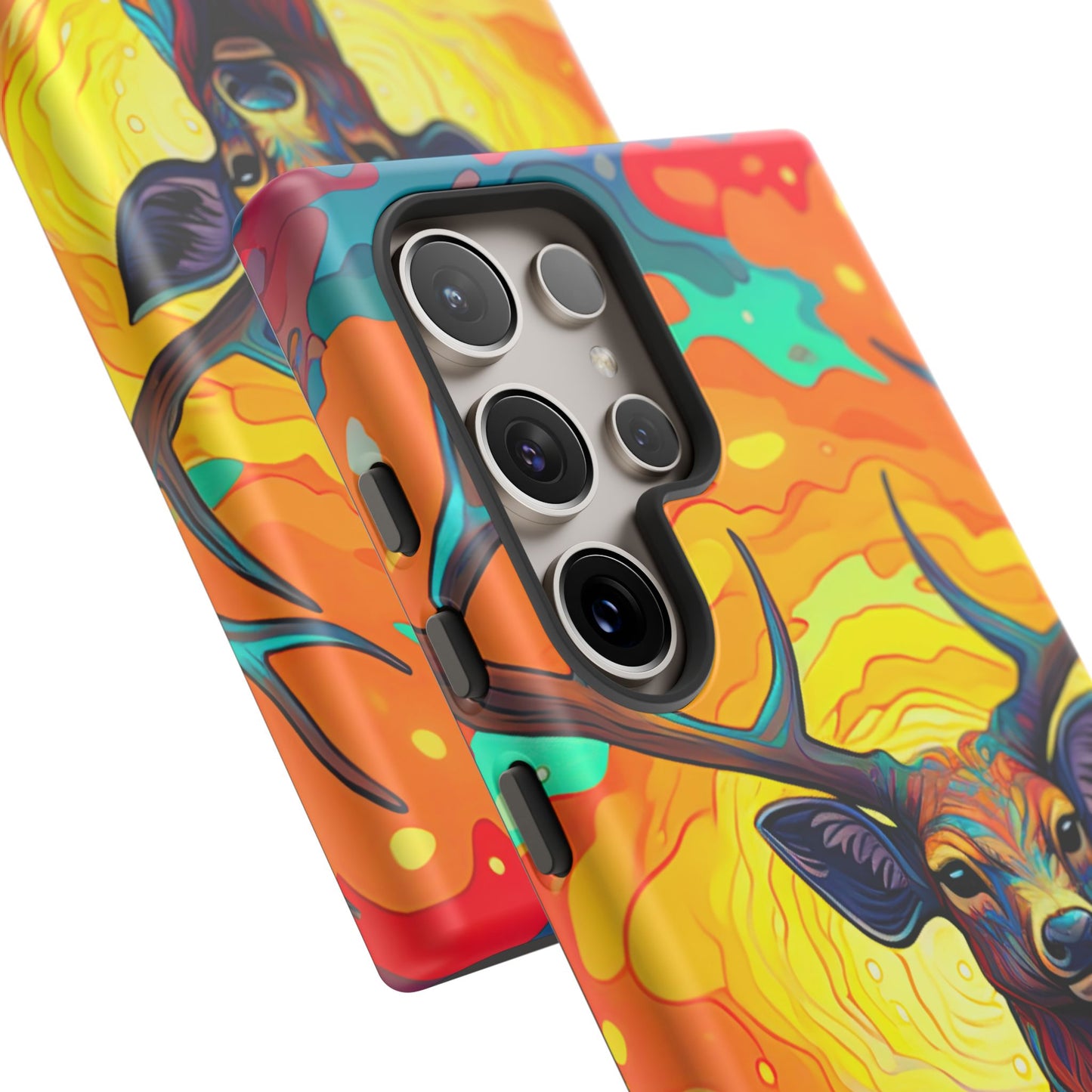 Vibrant Stag in Bloom – Samsung Galaxy Case